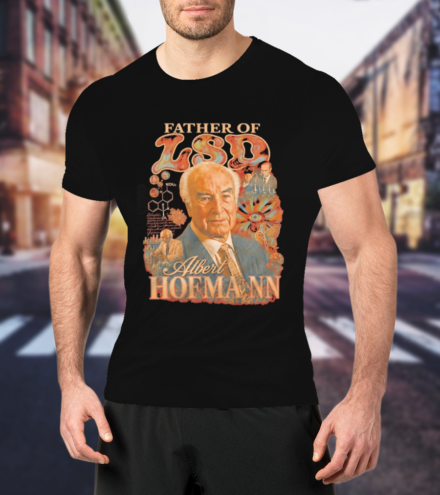 Father Of LSD Albert Hofmann Psychedelic T-Shirt