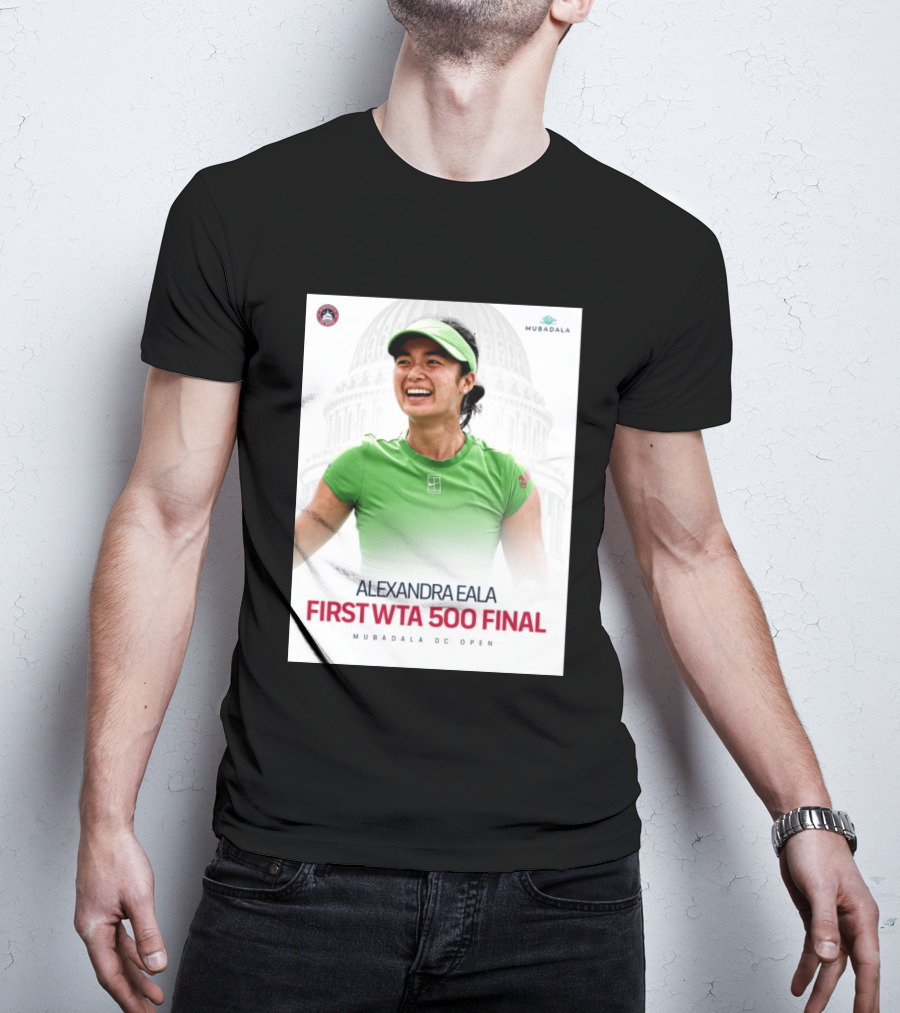Alexandra Eala First WTA 500 Final Mubadala DC Open Capitol Building T-Shirt