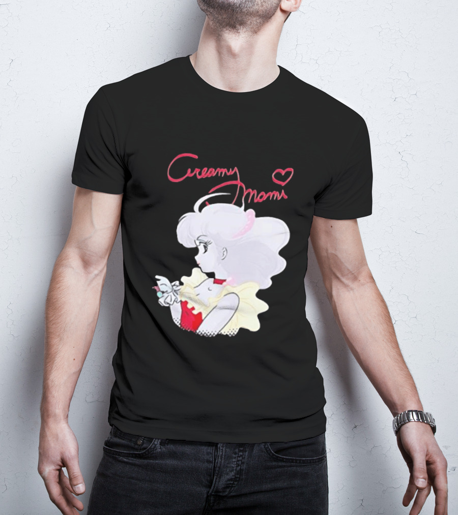 Magical Angel Creamy Mami Anime Character With Heart And Butterfly T-Shirt