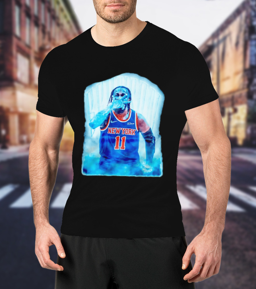 Jalen Brunson New York Knicks Number 11 NBA Basketball Player T-Shirt
