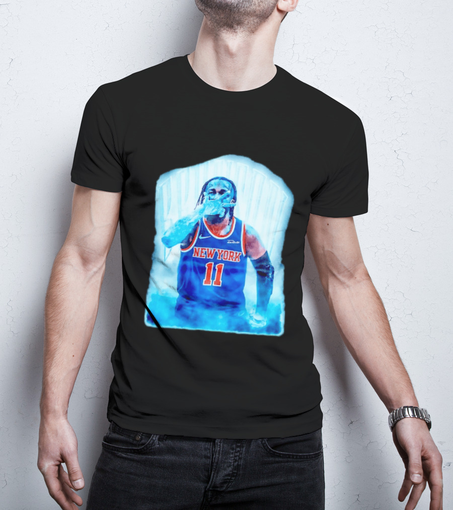 Jalen Brunson New York Knicks Number 11 NBA Basketball Player T-Shirt