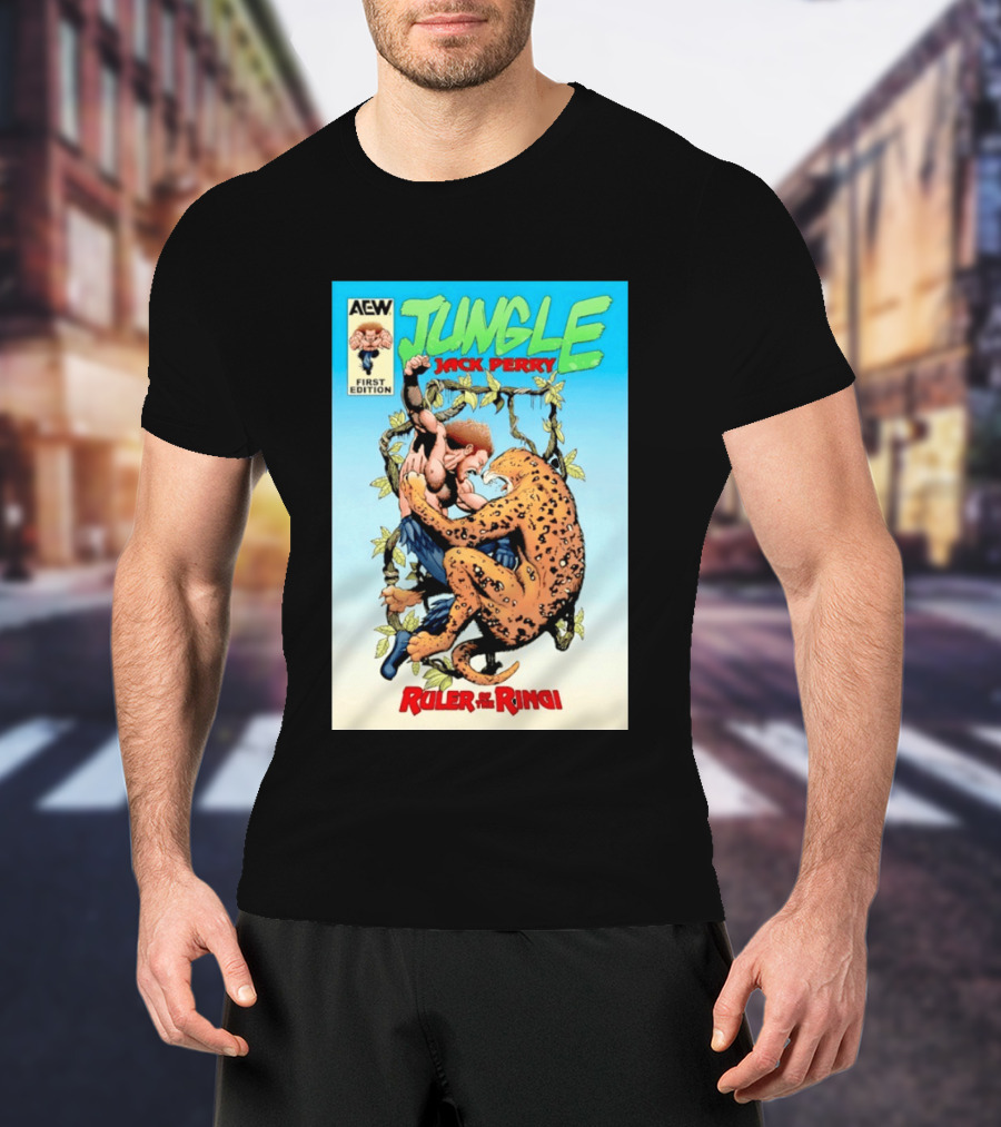 AEW Jungle Jack Perry First Edition Ruler Of The Ring T-Shirt