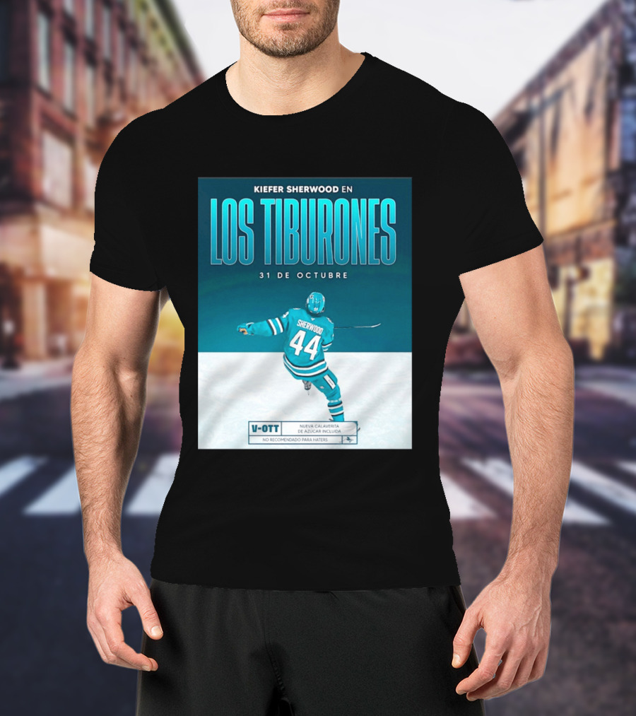 Kiefer Sherwood En Los Tiburones 31 De Octubre V OTT Nueva Calaverita De Azúcar Incluida T-Shirt