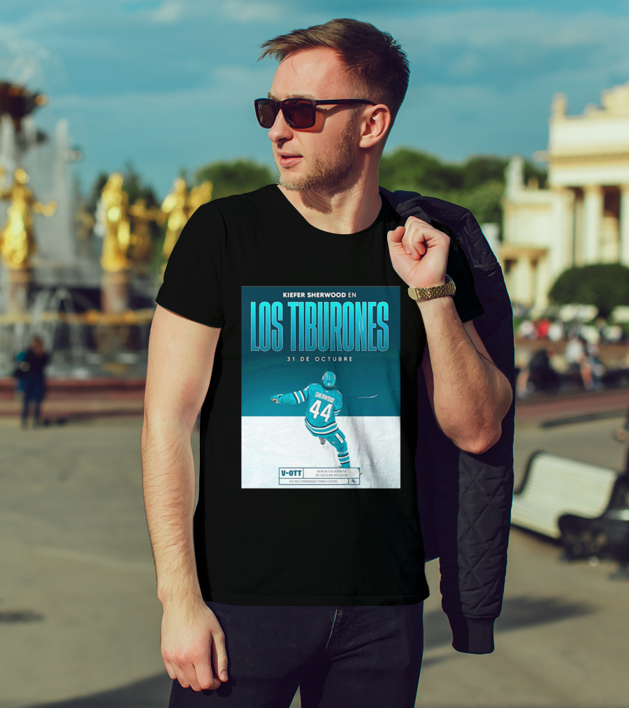 Kiefer Sherwood En Los Tiburones 31 De Octubre V OTT Nueva Calaverita De Azúcar Incluida T-Shirt