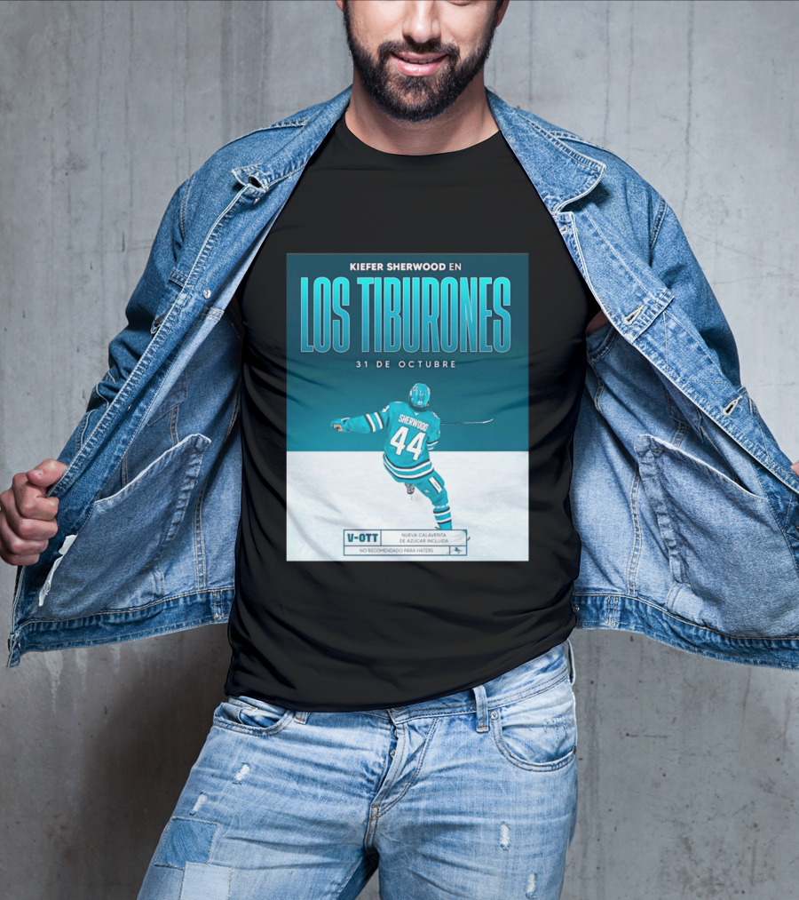 Kiefer Sherwood En Los Tiburones 31 De Octubre V OTT Nueva Calaverita De Azúcar Incluida T-Shirt