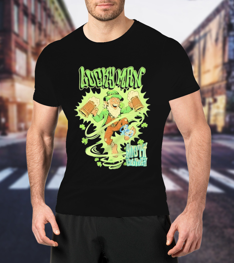Lucky Man Leprechaun Youth Culture More Than Movement St Patricks Day T-Shirt