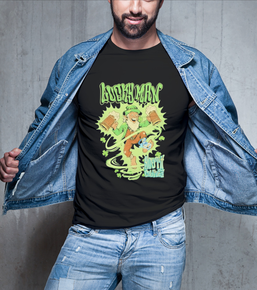 Lucky Man Leprechaun Youth Culture More Than Movement St Patricks Day T-Shirt