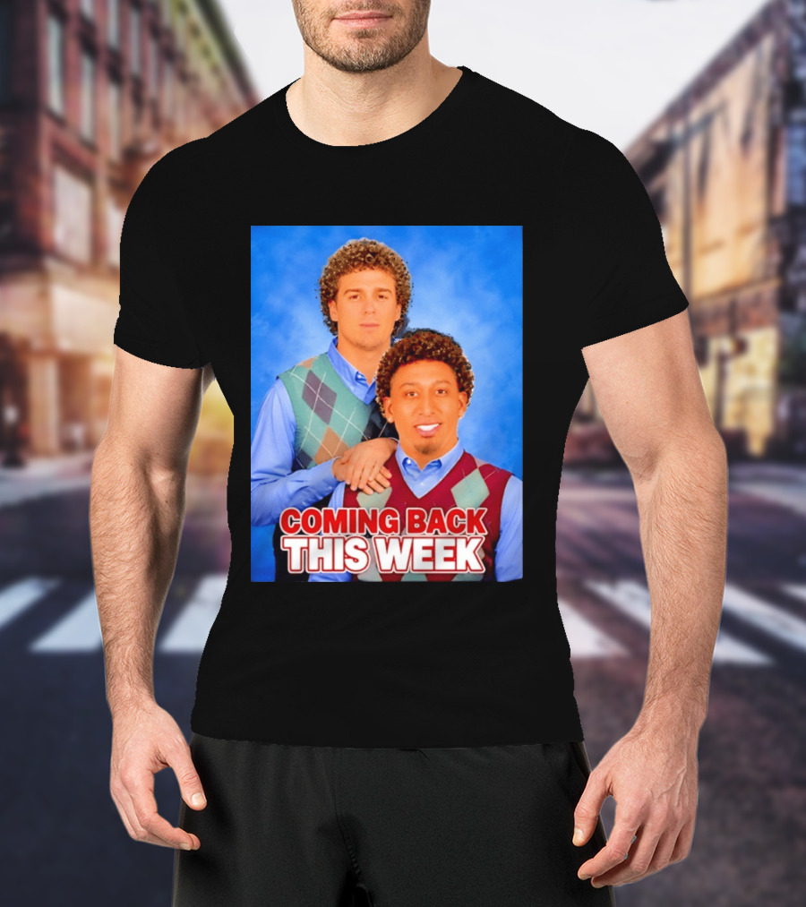 Edwin Diaz Kíke Hernandez Step Brothers Coming Back This Week T-Shirt