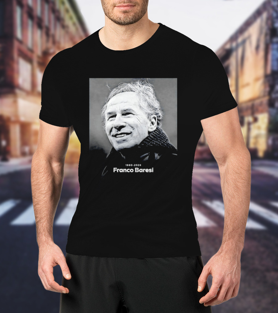 Franco Baresi 1960 2026 Memorial AC Milan T-Shirt