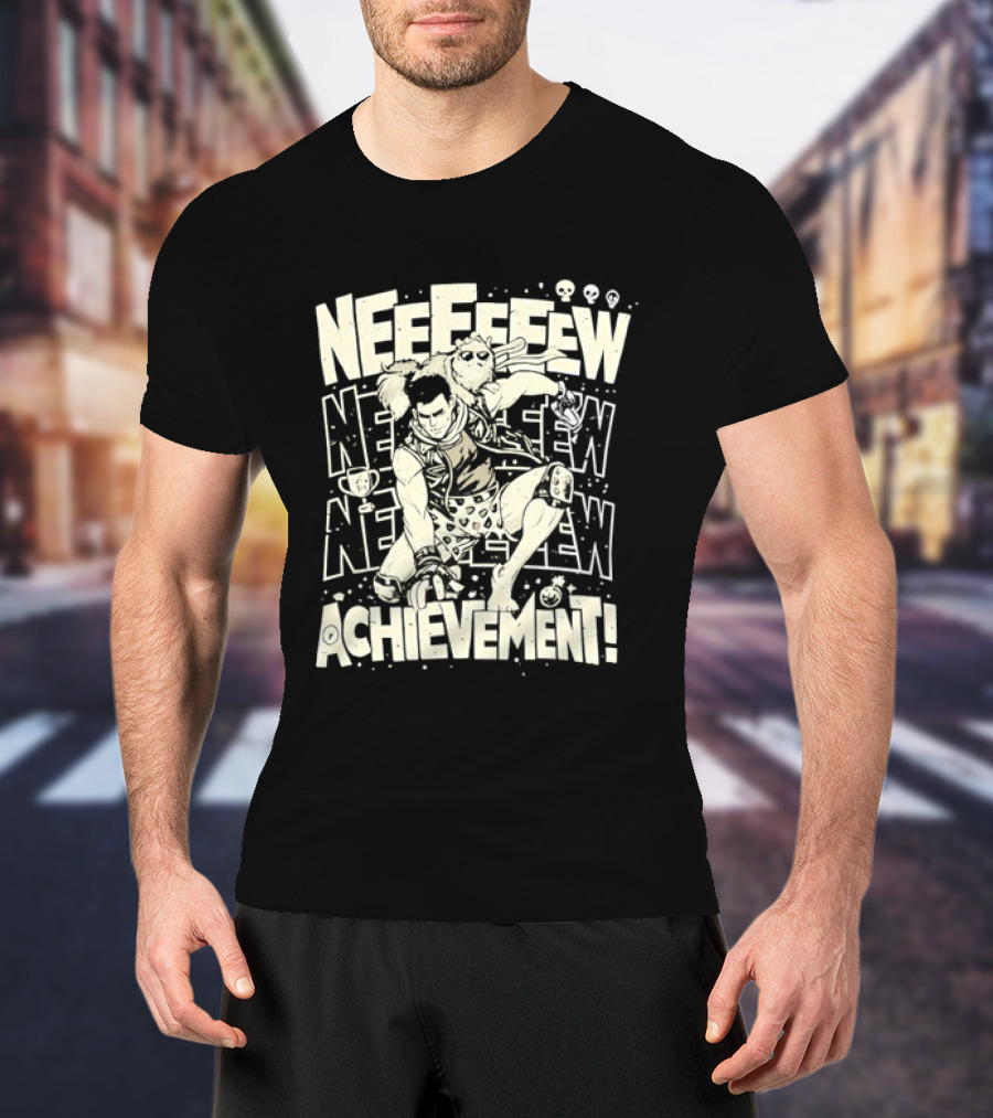 NEEEEW NEEEW NEEEW NEEEW ACHIEVEMENT Gaming Video Game Gamer T-Shirt