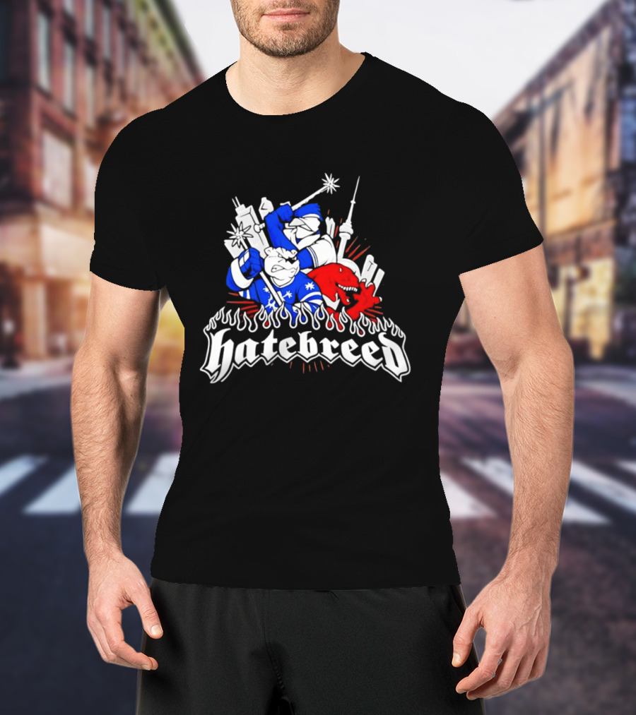 Hatebreed Toronto Maple Leafs Raptors CN Tower Hardcore Mashup T-Shirt