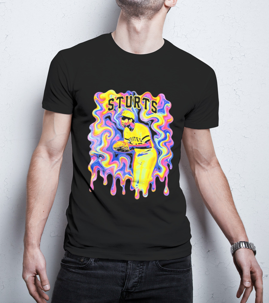 Sturts Willie Stargell Pittsburgh Pirates Psychedelic T-Shirt