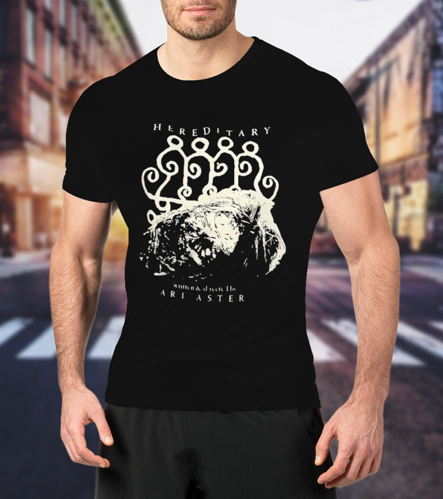 Hereditary Written And Directed By Ari Aster Spiral T-Shirt