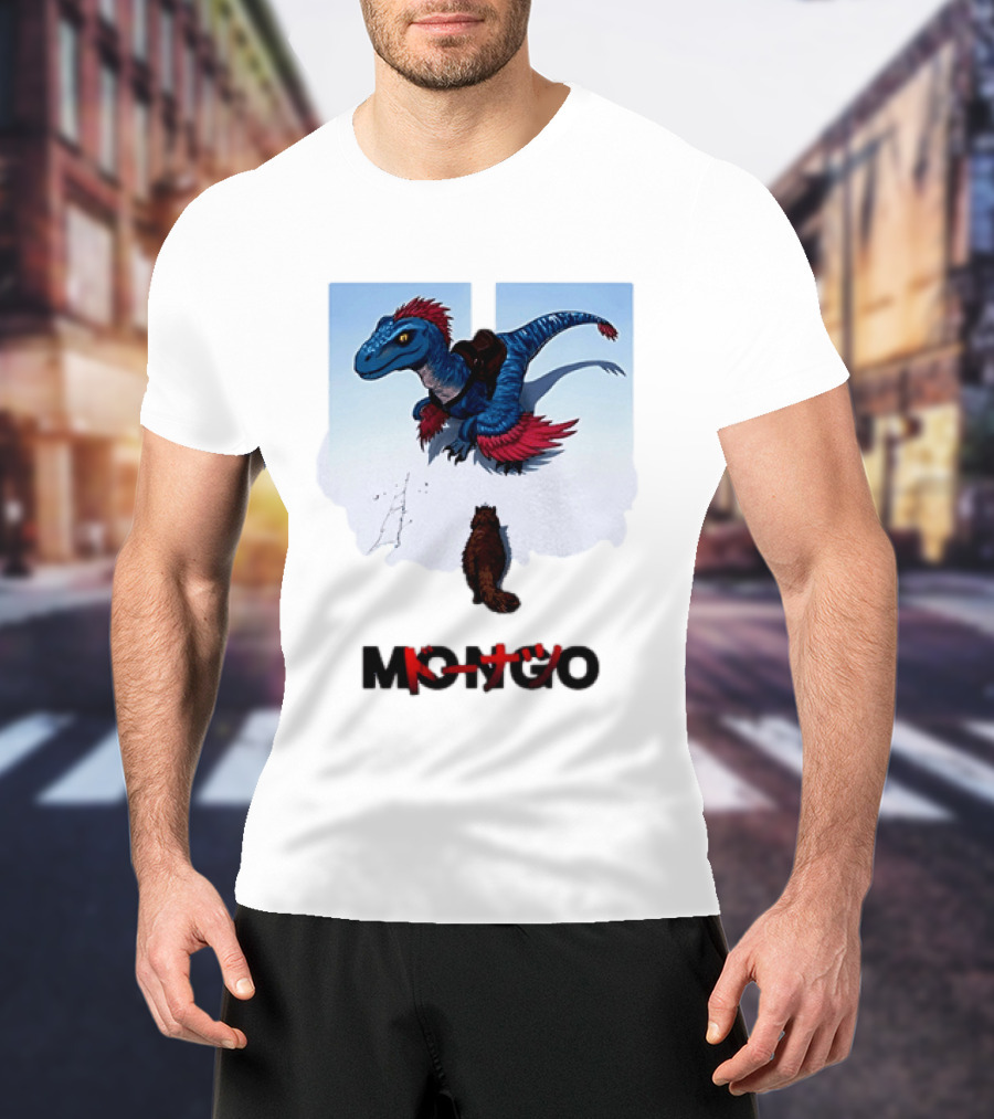 Mongo Raptor Cat Donatsu By U Mashermello Dinosaur T-Shirt