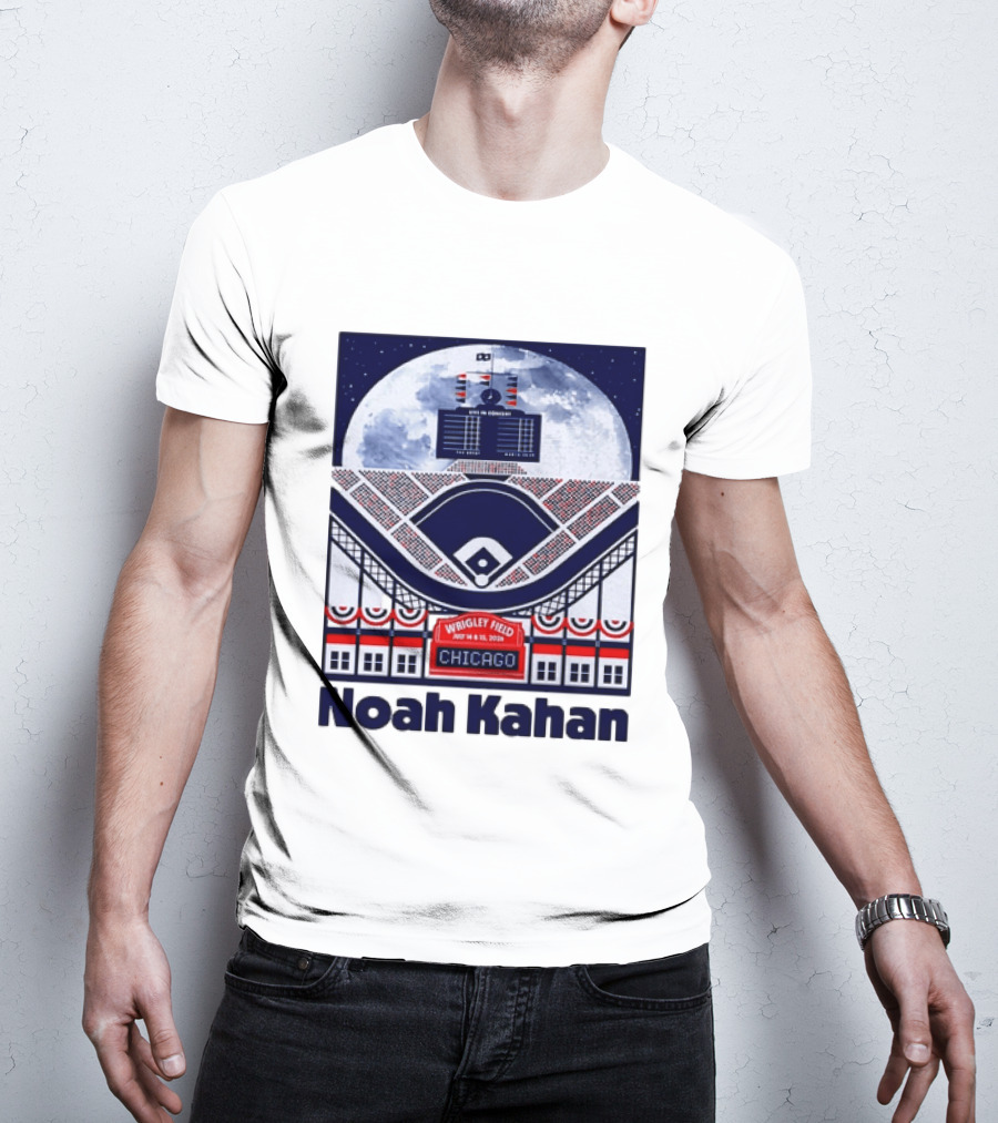 Noah Kahan Live In Concert Wrigley Field July 14 15 2023 Chicago T-Shirt