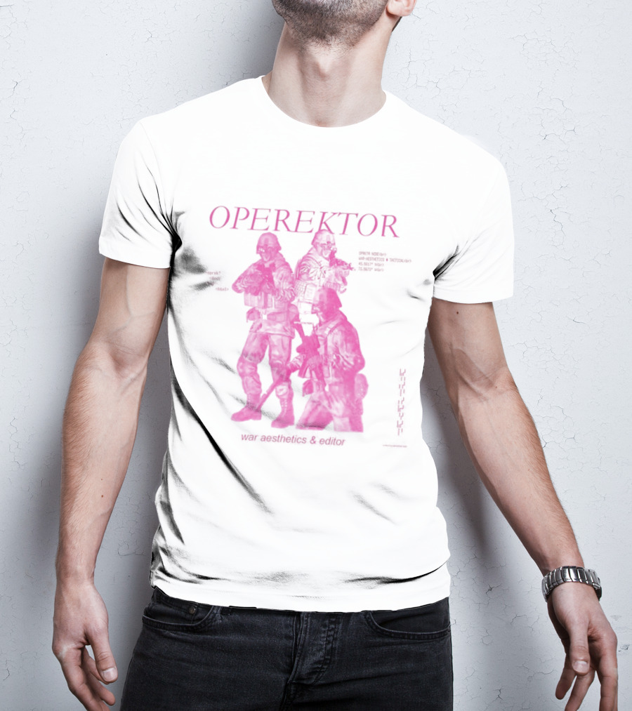 Operektor War Aesthetics Tactical Editor Time Signature Authored Narratives T-Shirt