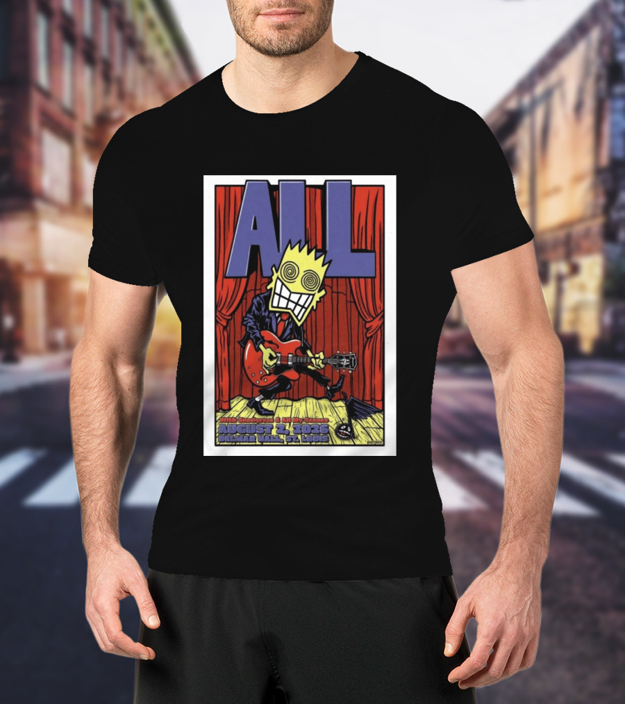 ALL Band August 21 2026 Delmar Hall St Louis With Snodgrass And All My Senses T-Shirt