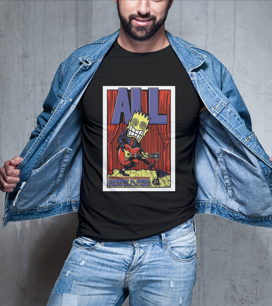 ALL Band August 21 2026 Delmar Hall St Louis With Snodgrass And All My Senses T-Shirt