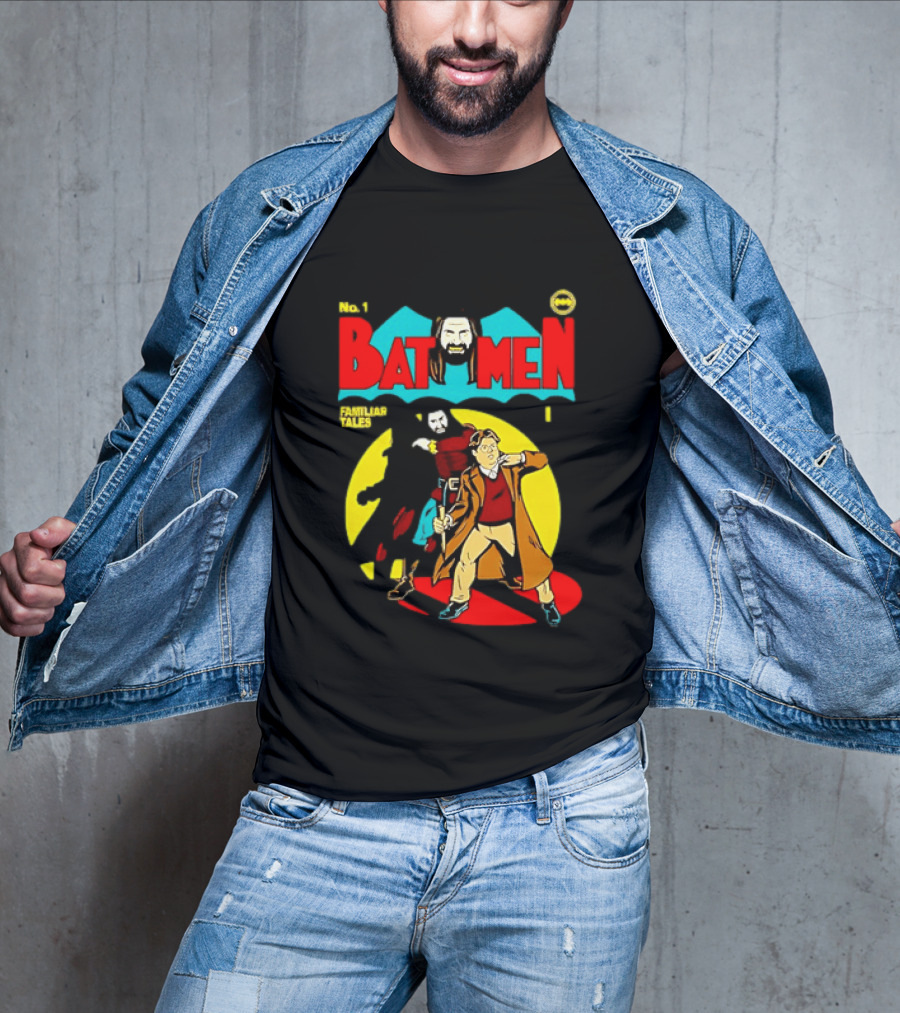 No 1 Bat Men Familiar Tales What We Do In The Shadows T-Shirt