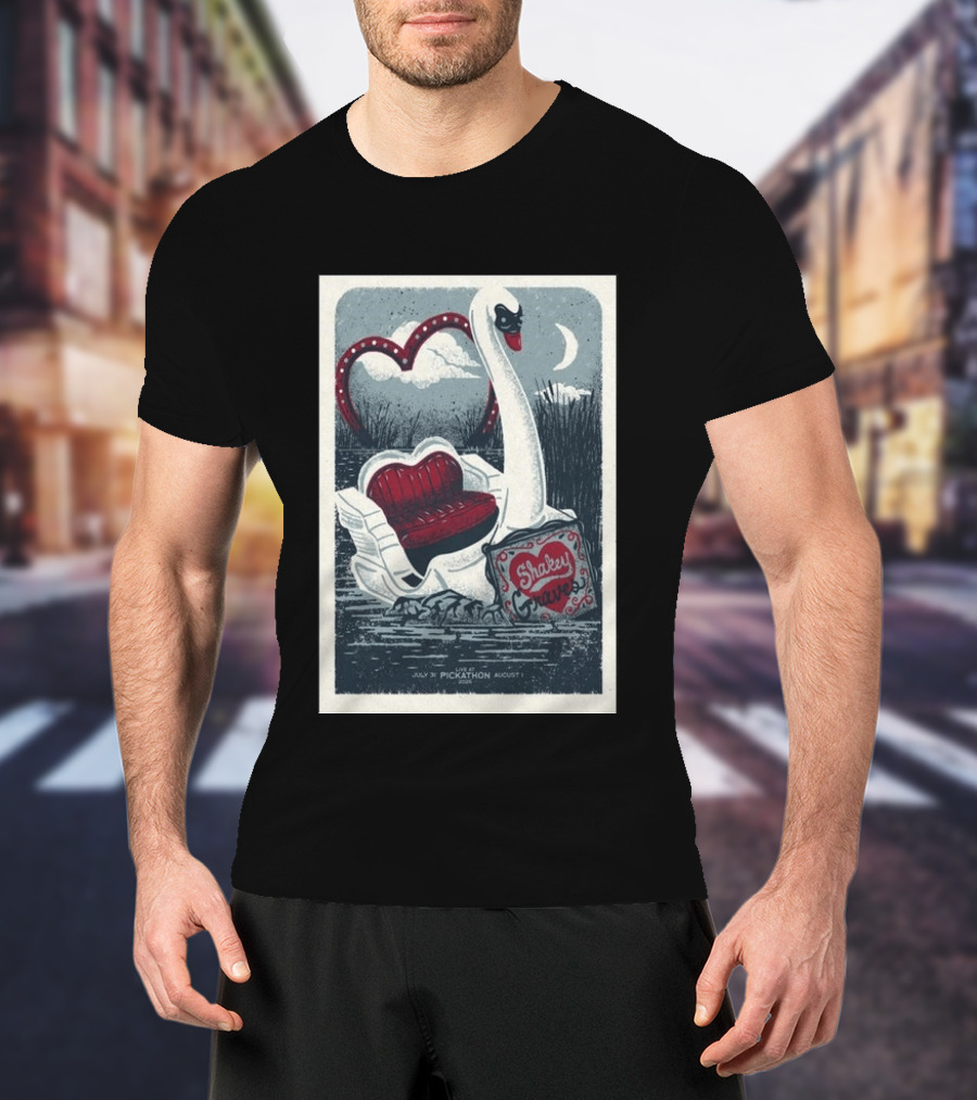 Shakey Graves Pickathon Swan Boat July 31 August 1 Concert T-Shirt