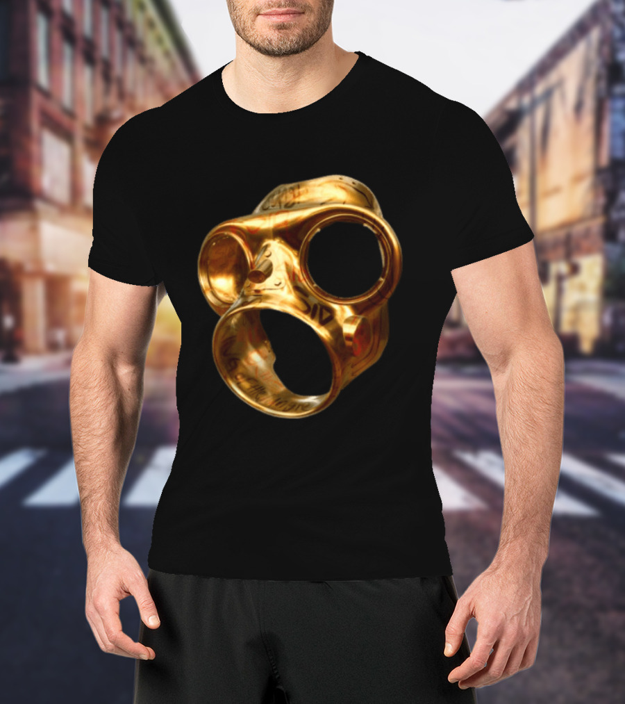 Sid The 3Rd Shop Store Gold Mask Ring T-Shirt