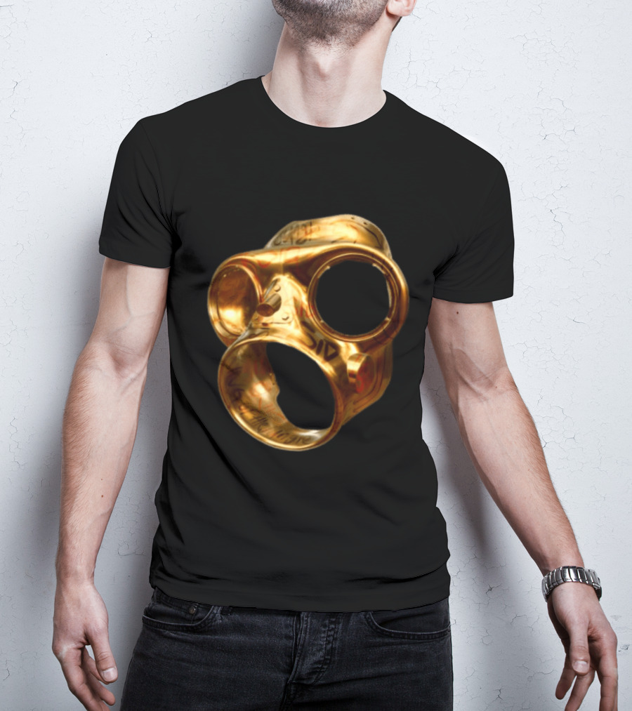 Sid The 3Rd Shop Store Gold Mask Ring T-Shirt
