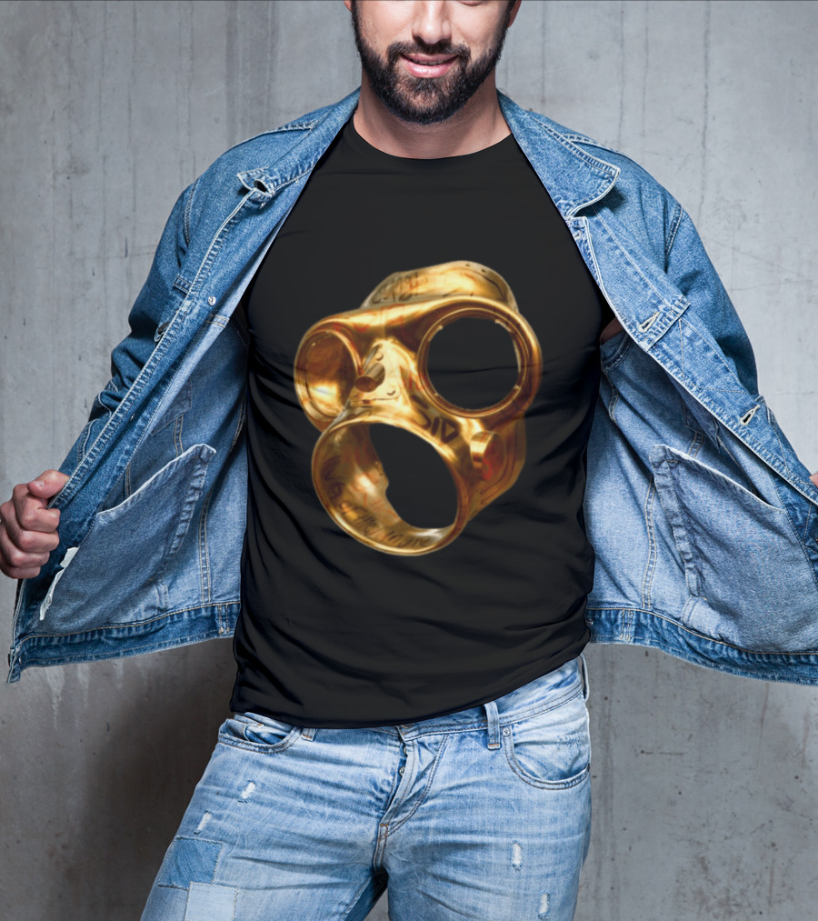 Sid The 3Rd Shop Store Gold Mask Ring T-Shirt