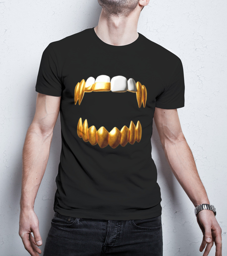 Sid The 3Rd Shop Store Gold Teeth Grillz T-Shirt