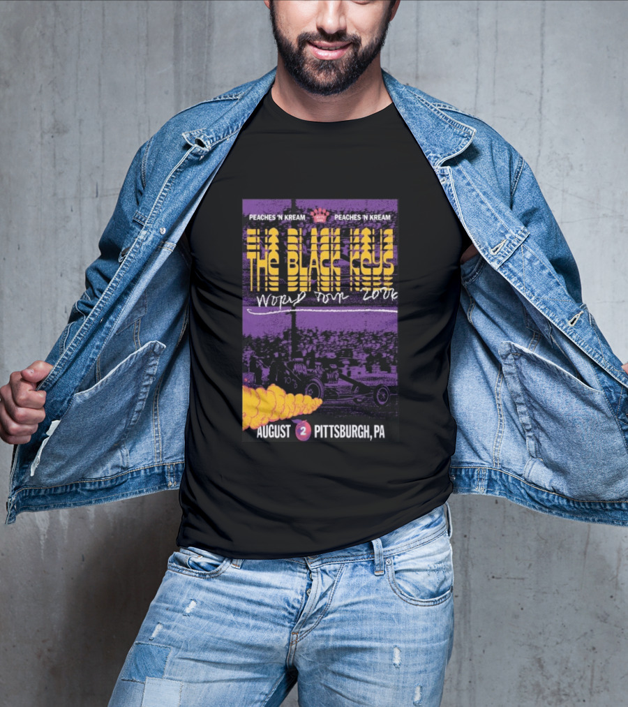 The Black Keys World Tour 2026 Peaches 'N Kream August Pittsburgh PA T-Shirt