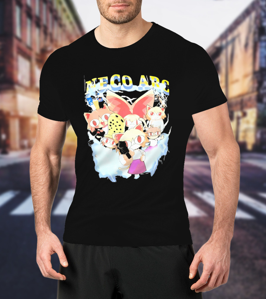 Neco Arc Tsukihime Type Moon Anime Character Collection T-Shirt