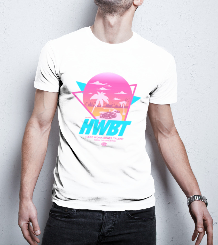 HWBT Miami Dreams Sunset Drive Neon T-Shirt