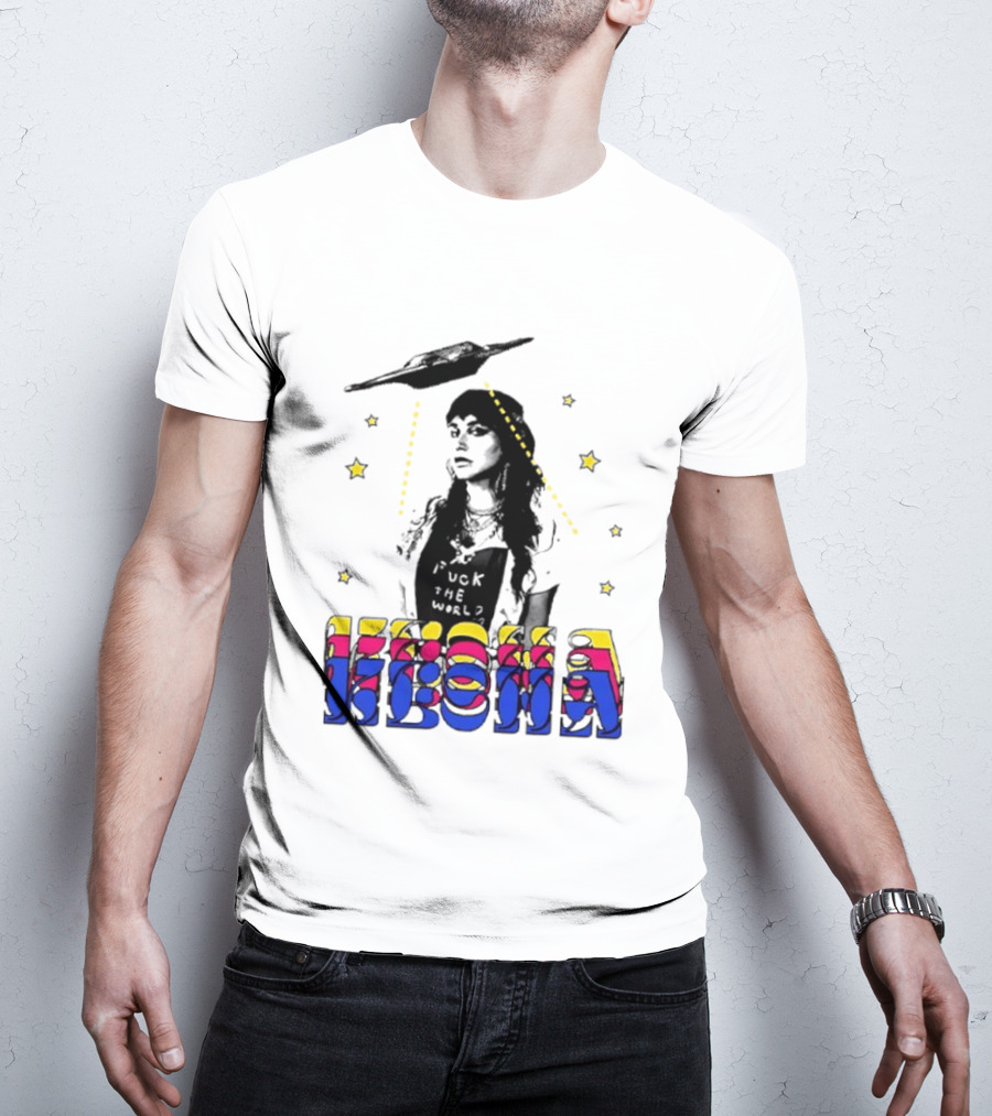 Kesha UFO Space Stars Tie Dye T-Shirt