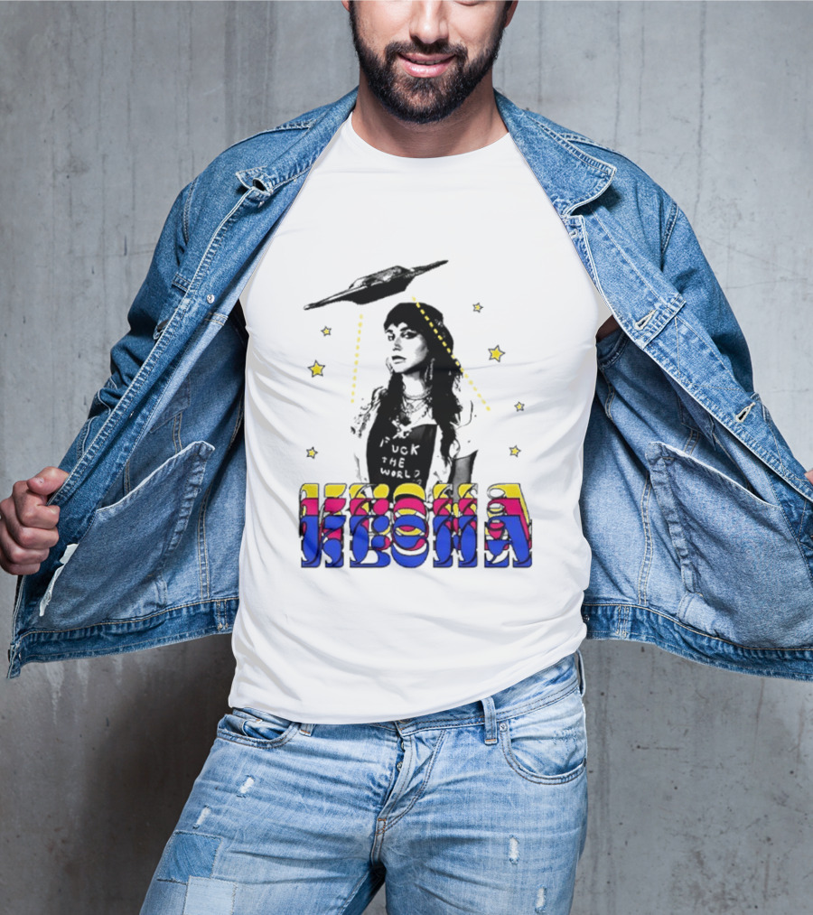 Kesha UFO Space Stars Tie Dye T-Shirt