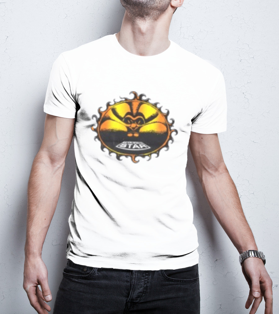 Televisi Star Catalog Store Heatwave Sun Logo White T-Shirt