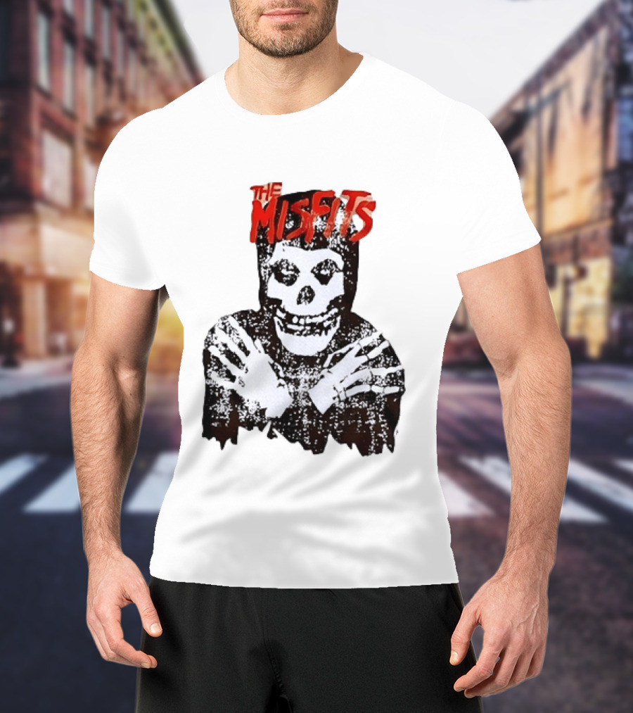 The Misfits Crimson Ghost Skull Punk Rock T-Shirt
