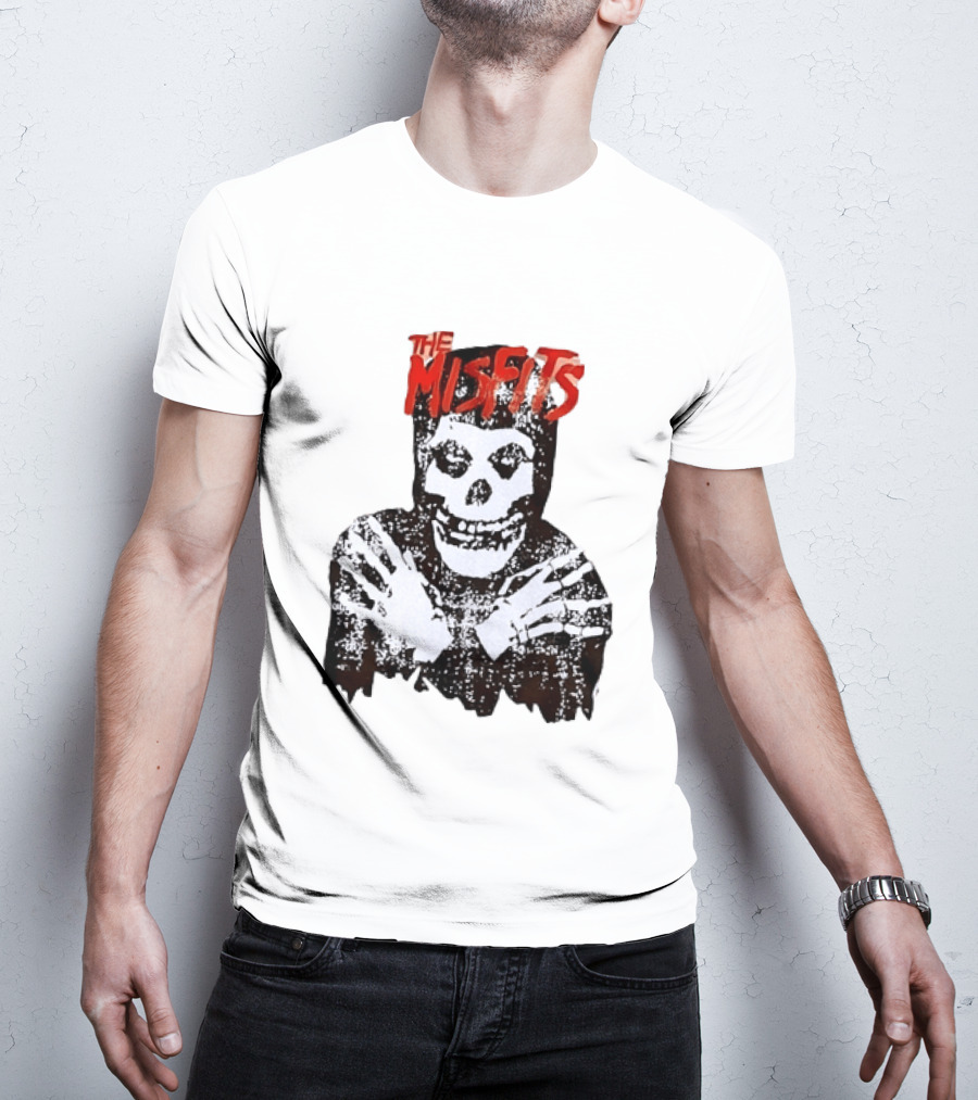 The Misfits Crimson Ghost Skull Punk Rock T-Shirt