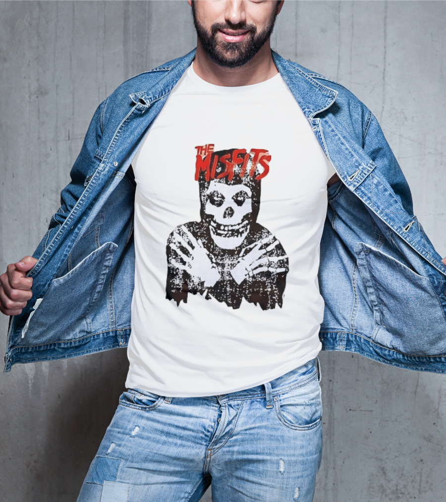 The Misfits Crimson Ghost Skull Punk Rock T-Shirt