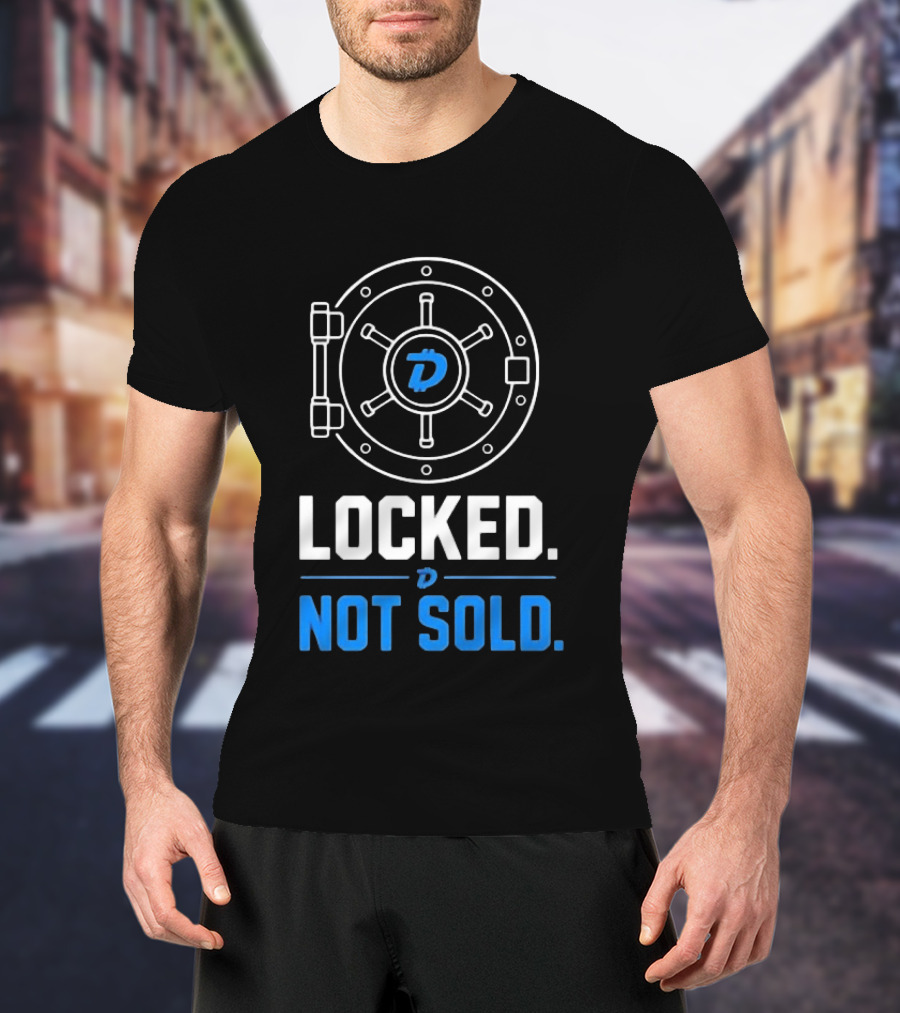 Digibyte Cryptocurrency Vault Locked Not Sold T-Shirt