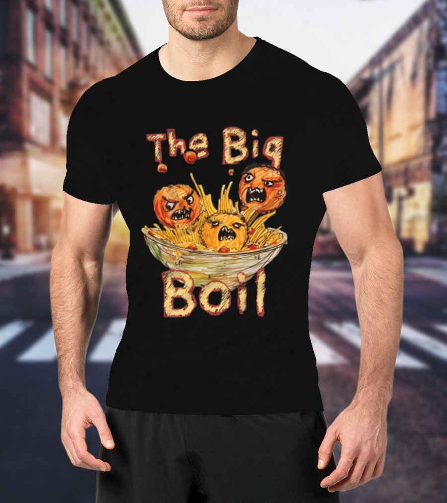Kt8 Store Spag Heddy The Big Boil Scribble Black T-Shirt