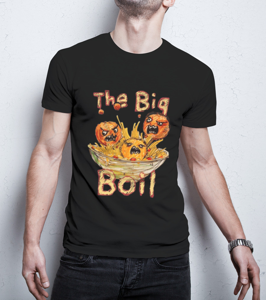 Kt8 Store Spag Heddy The Big Boil Scribble Black T-Shirt