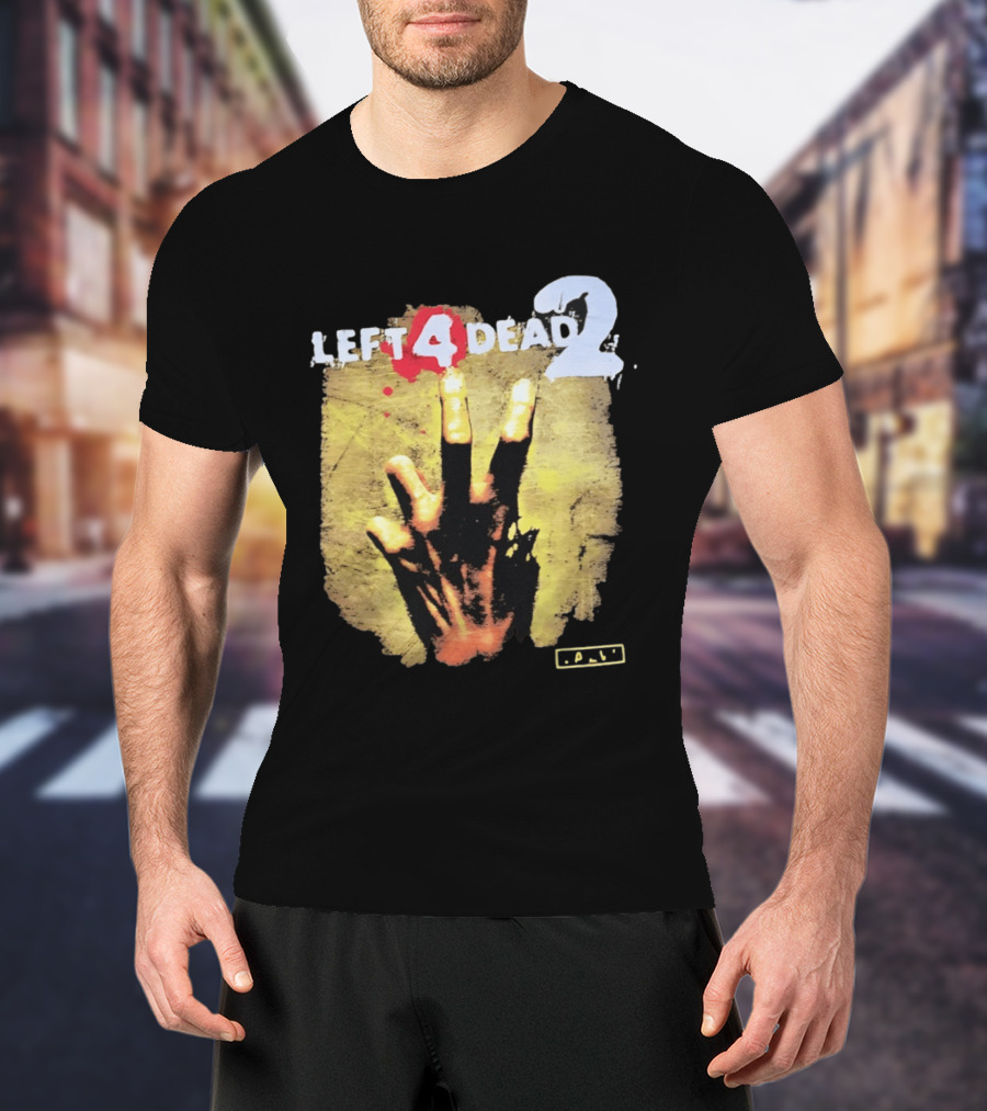 Left 4 Dead 2 Zombie Hand Valve Video Game Survival T-Shirt