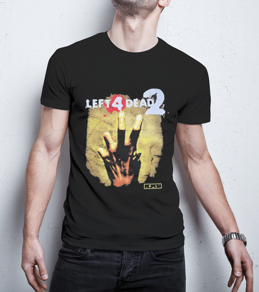 Left 4 Dead 2 Zombie Hand Valve Video Game Survival T-Shirt