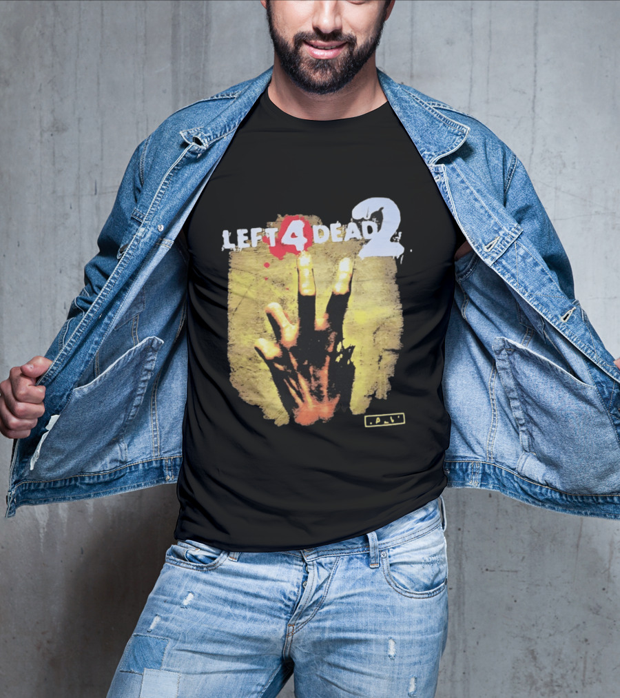 Left 4 Dead 2 Zombie Hand Valve Video Game Survival T-Shirt