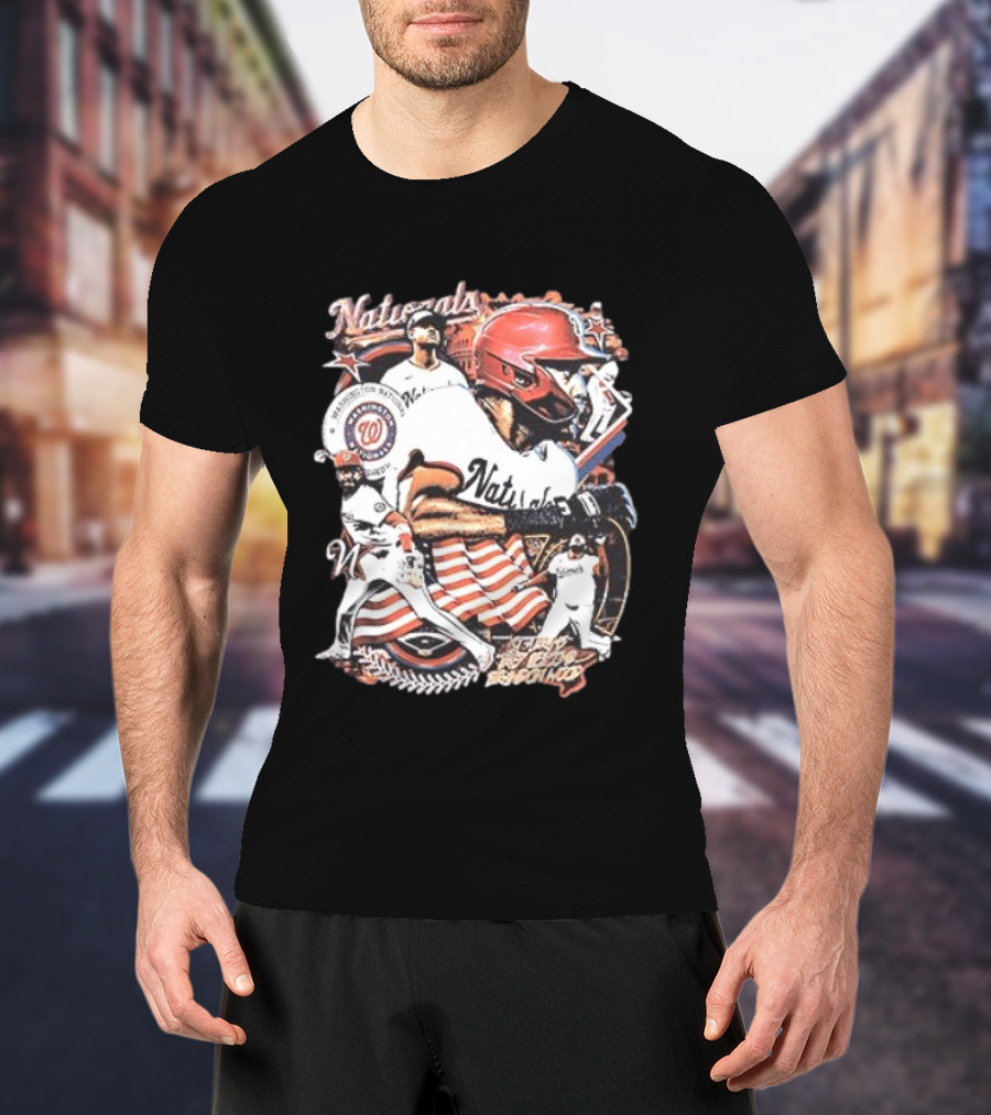 Washington Nationals Legends Baseball Players And Team Highlights T-Shirt