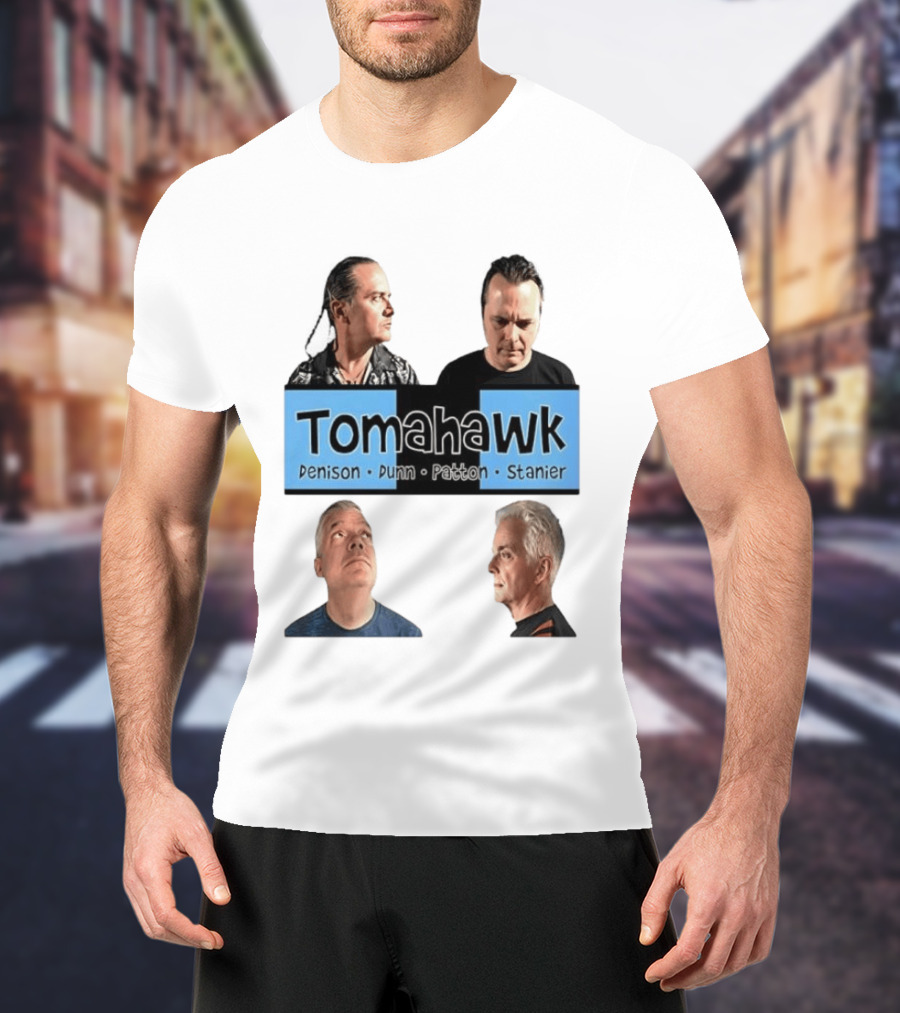 Tomahawk Denison Dunn Patton Stanier Band Members Portraits T-Shirt