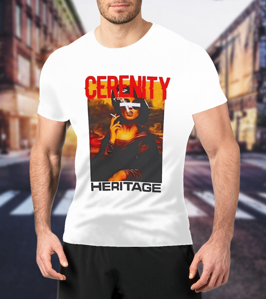 Cerenity Heritage Mona Lisa Smoking T-Shirt