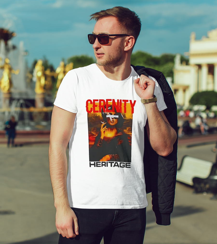 Cerenity Heritage Mona Lisa Smoking T-Shirt