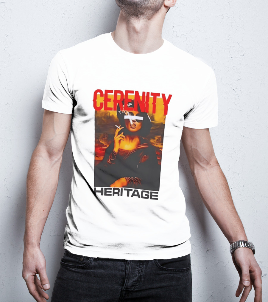 Cerenity Heritage Mona Lisa Smoking T-Shirt