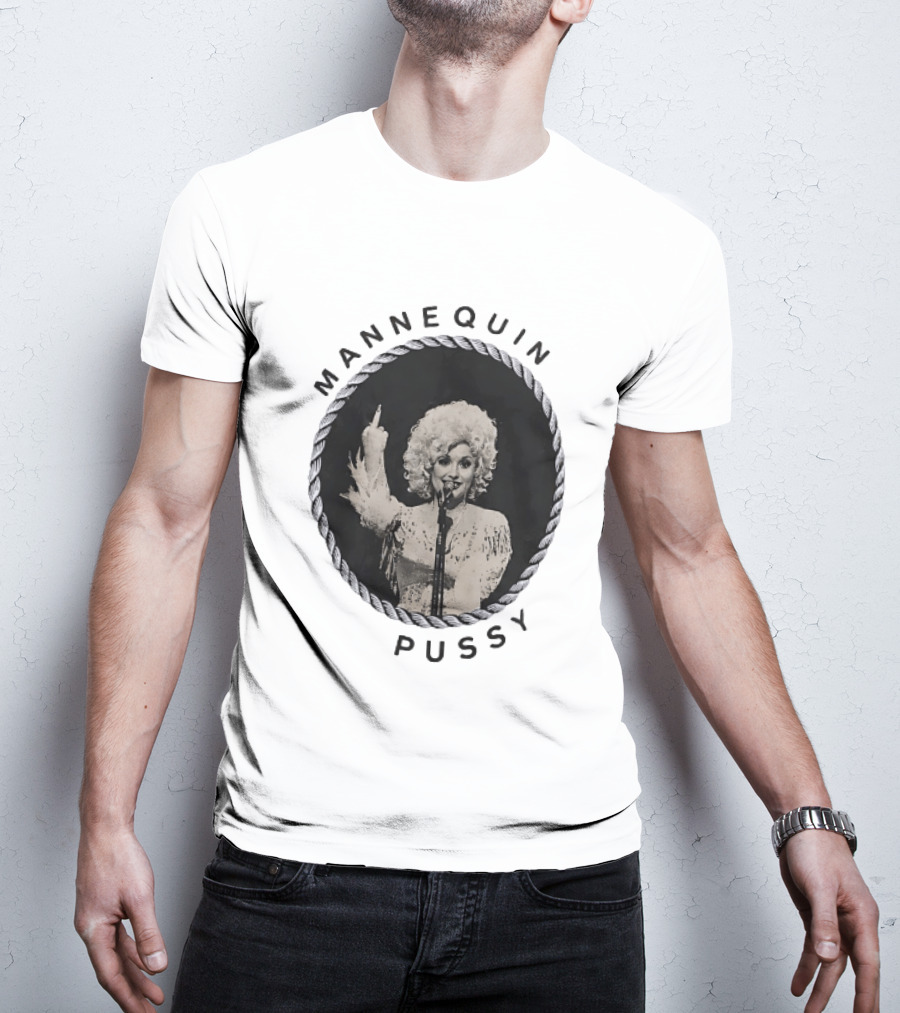 Mannequin Pussy Dolly Parton Country Music Finger T-Shirt