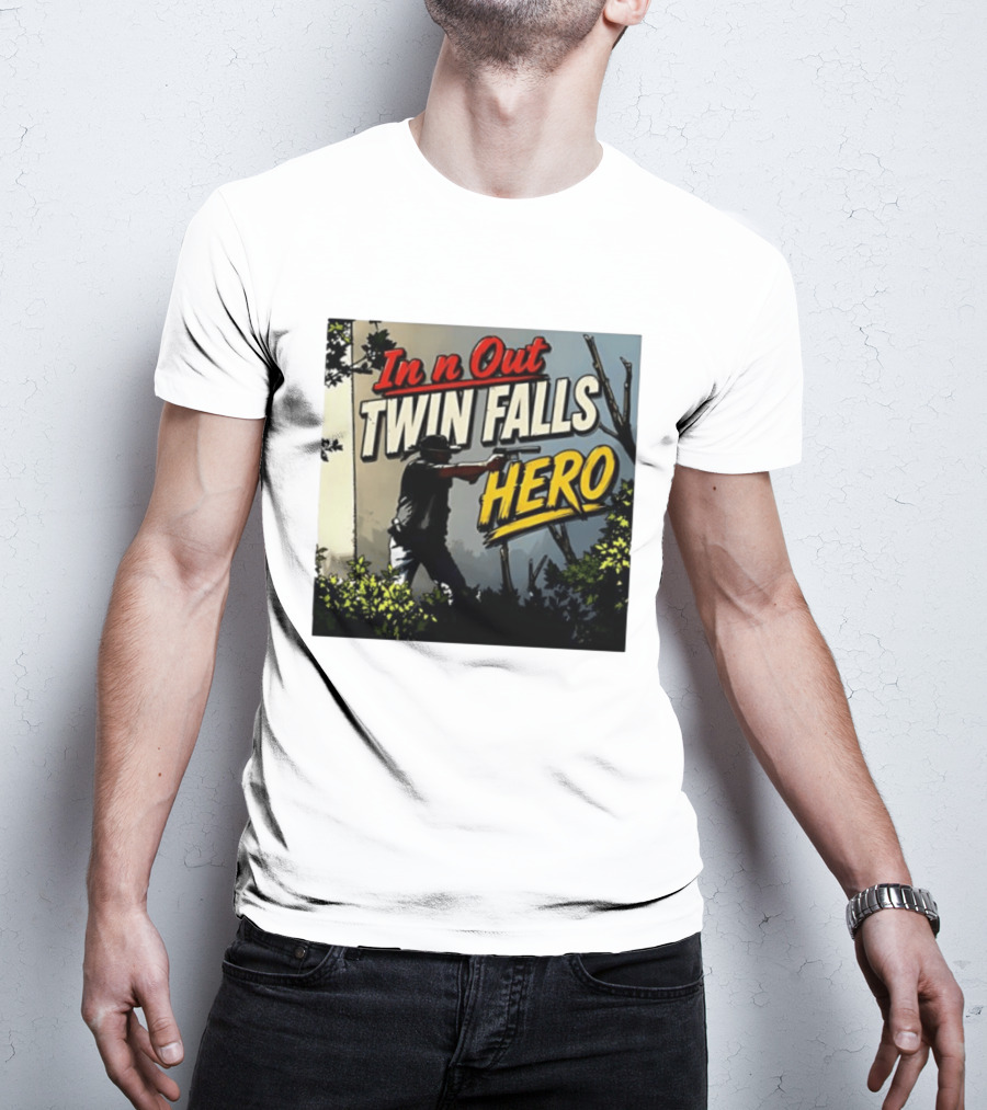 In N Out Twin Falls Hero Jordan Salinas 2026 T-Shirt